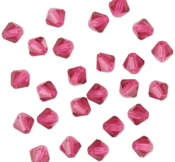 New PRACHT Glasschliffglitzerperlen, 4 mm