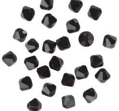 New PRACHT Glasschliffglitzerperlen, 4 mm
