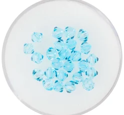 New PRACHT Glasschliffglitzerperlen, 4 mm