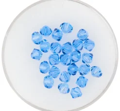 New PRACHT Glasschliffglitzerperlen, 4 mm