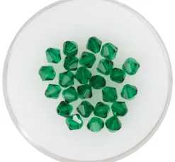 New PRACHT Glasschliffglitzerperlen, 4 mm