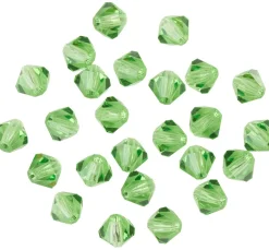 New PRACHT Glasschliffglitzerperlen, 4 mm