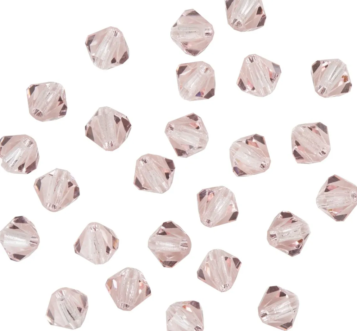 New PRACHT Glasschliffglitzerperlen, 4 mm
