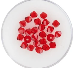 New PRACHT Glasschliffglitzerperlen, 4 mm