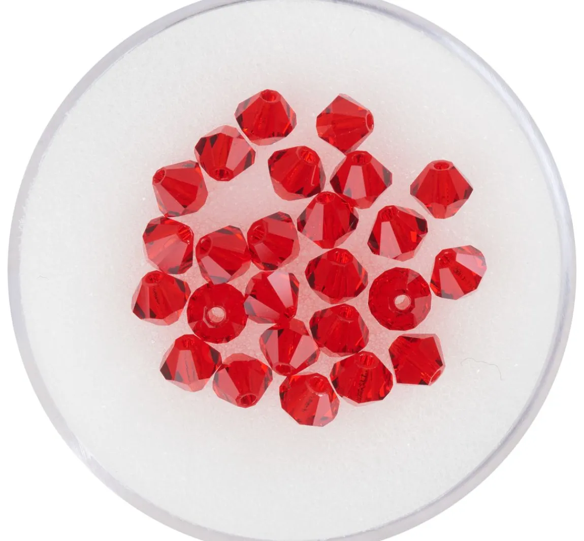 New PRACHT Glasschliffglitzerperlen, 4 mm