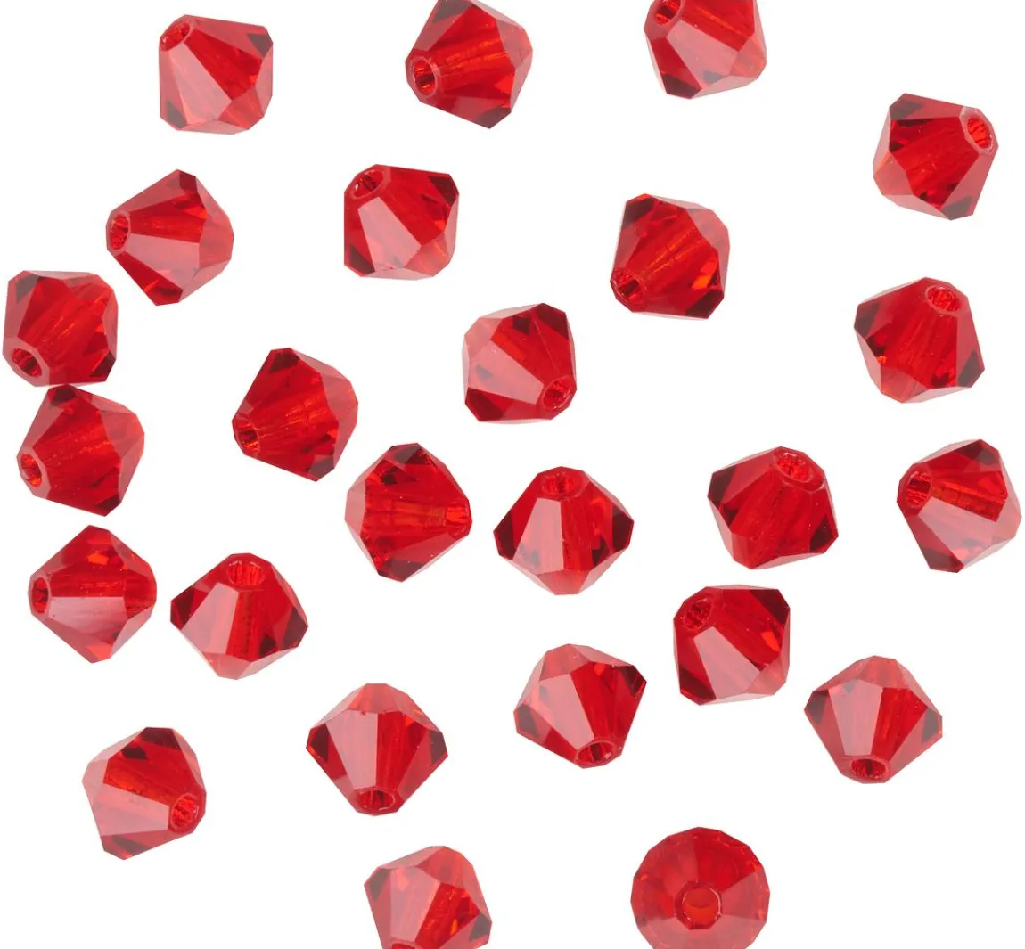 New PRACHT Glasschliffglitzerperlen, 4 mm