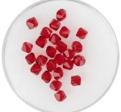 New PRACHT Glasschliffglitzerperlen, 4 mm