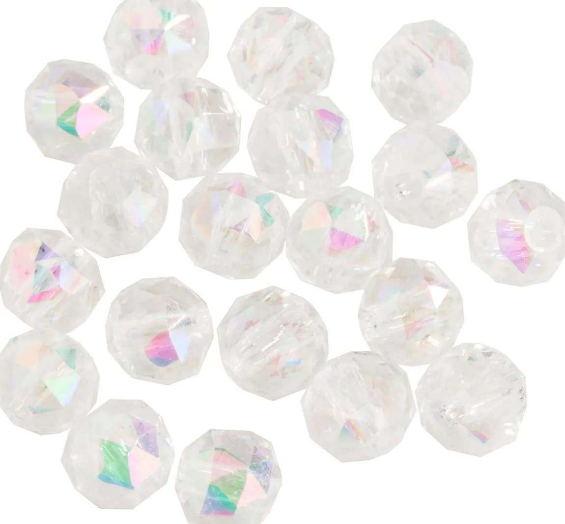 Online PRACHT Glasschliffperle Rund, 6 mm