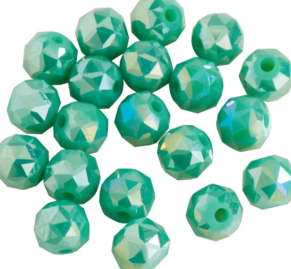 Online PRACHT Glasschliffperle Rund, 6 mm