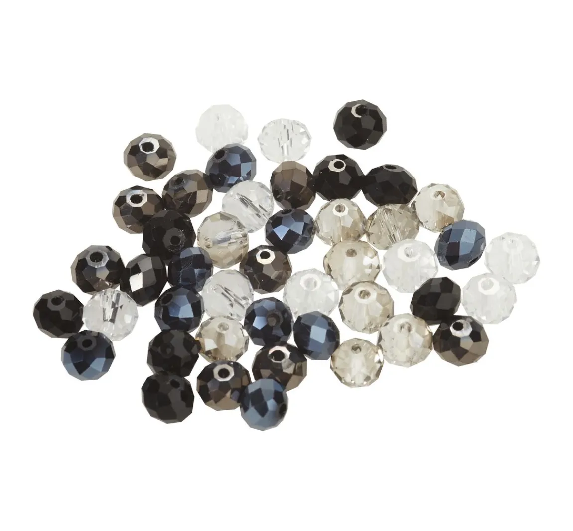 Clearance PRACHT Glasschliffperlen, 8 mm, 45 Stück