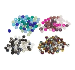 Clearance PRACHT Glasschliffperlen, 8 mm, 45 Stück