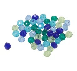 Clearance PRACHT Glasschliffperlen, 8 mm, 45 Stück