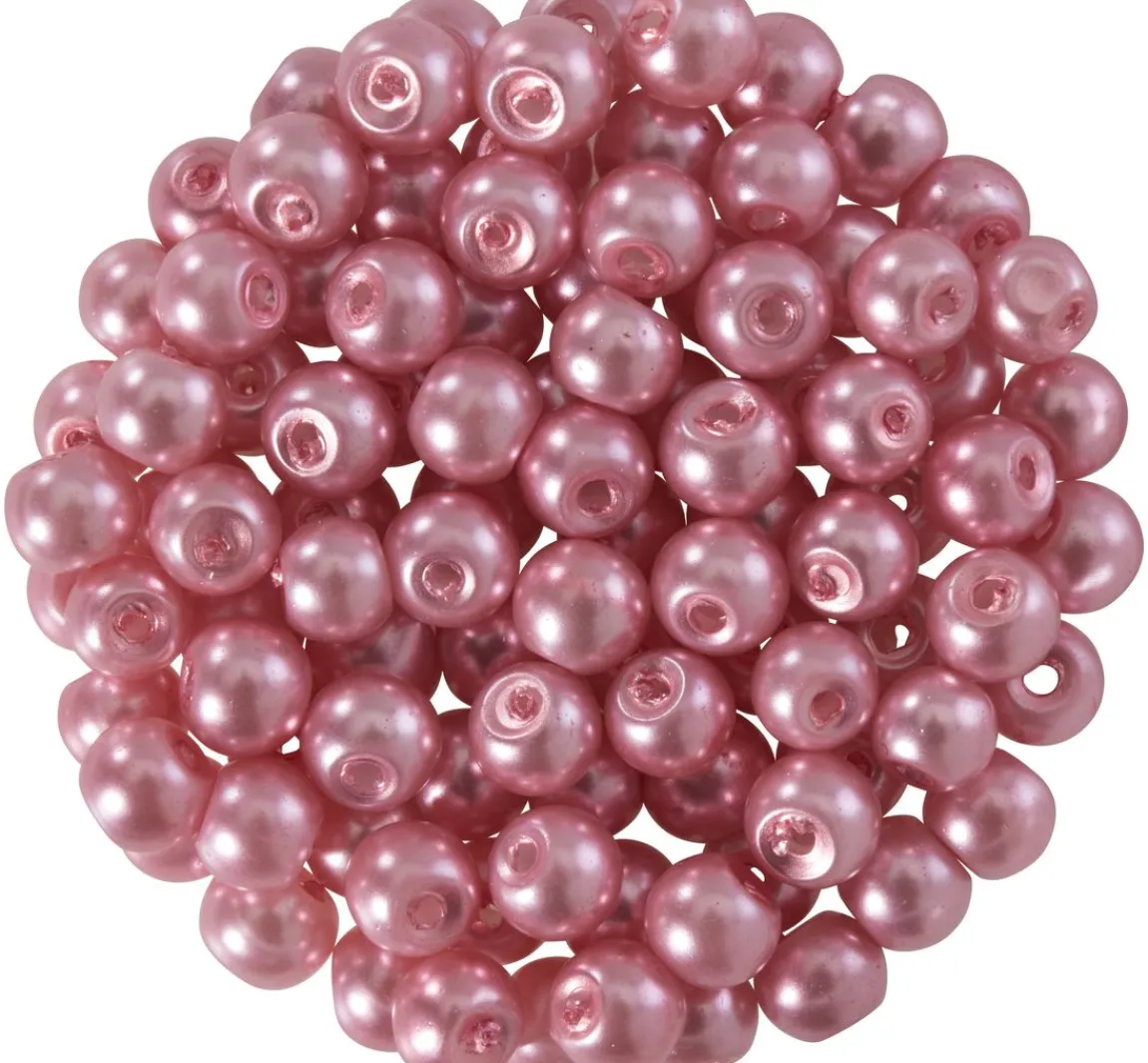 New PRACHT Glaswachsperlen, Ø 4 mm, 100 Stück
