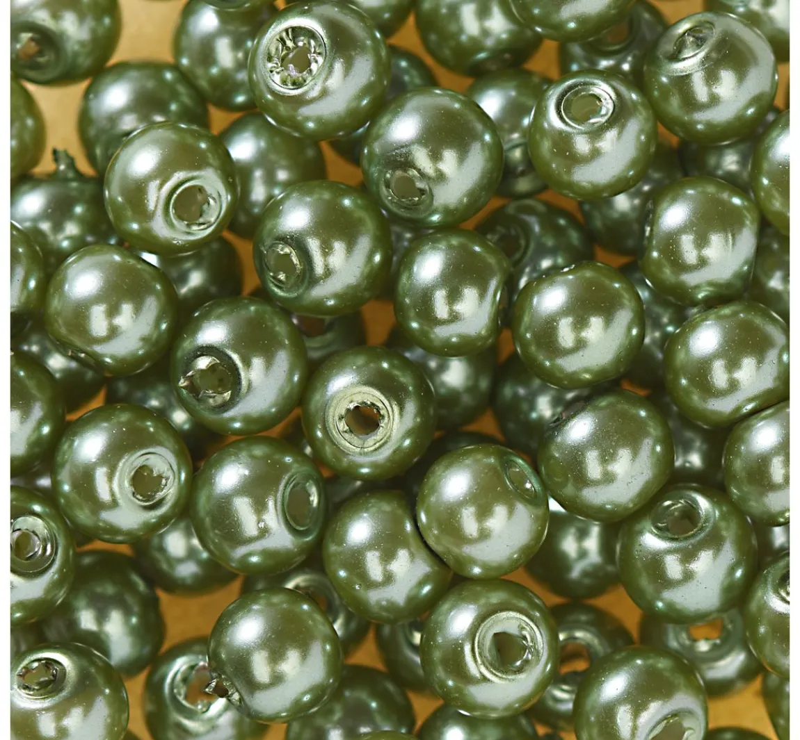 New PRACHT Glaswachsperlen, Ø 4 mm, 100 Stück
