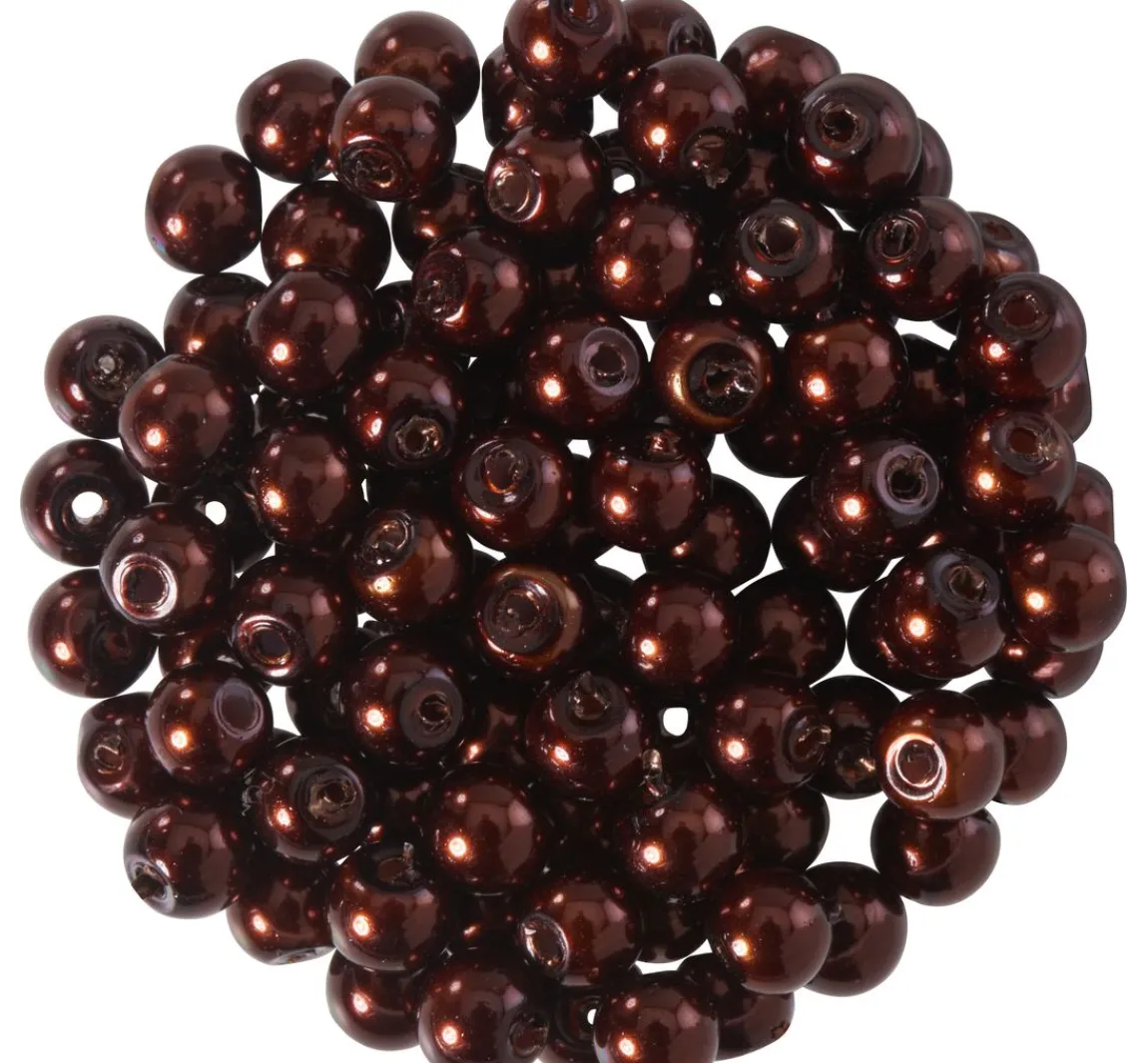 New PRACHT Glaswachsperlen, Ø 4 mm, 100 Stück