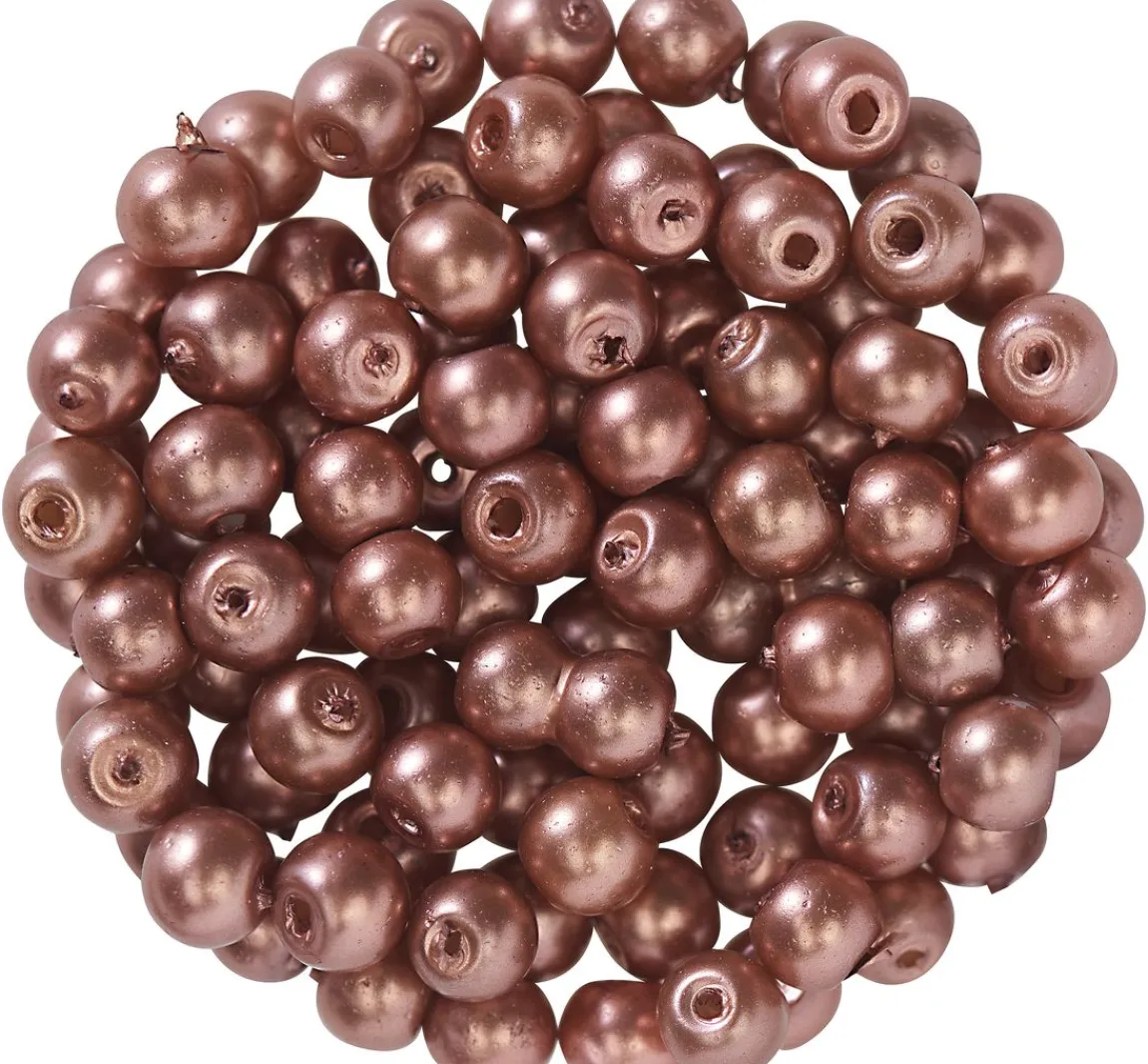 New PRACHT Glaswachsperlen, Ø 4 mm, 100 Stück