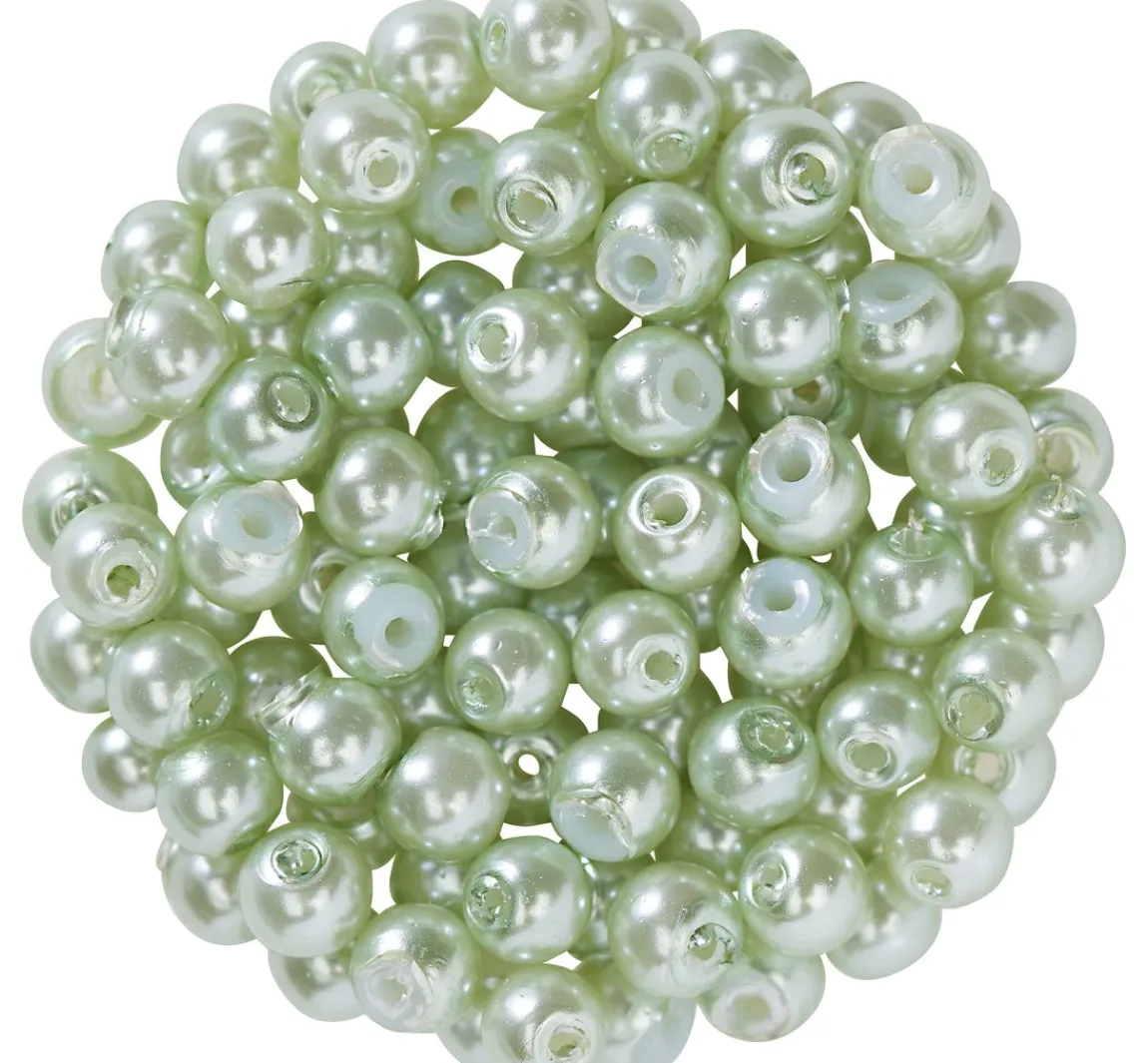 New PRACHT Glaswachsperlen, Ø 4 mm, 100 Stück