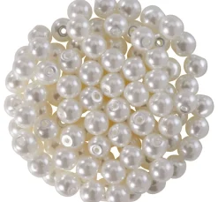New PRACHT Glaswachsperlen, Ø 4 mm, 100 Stück