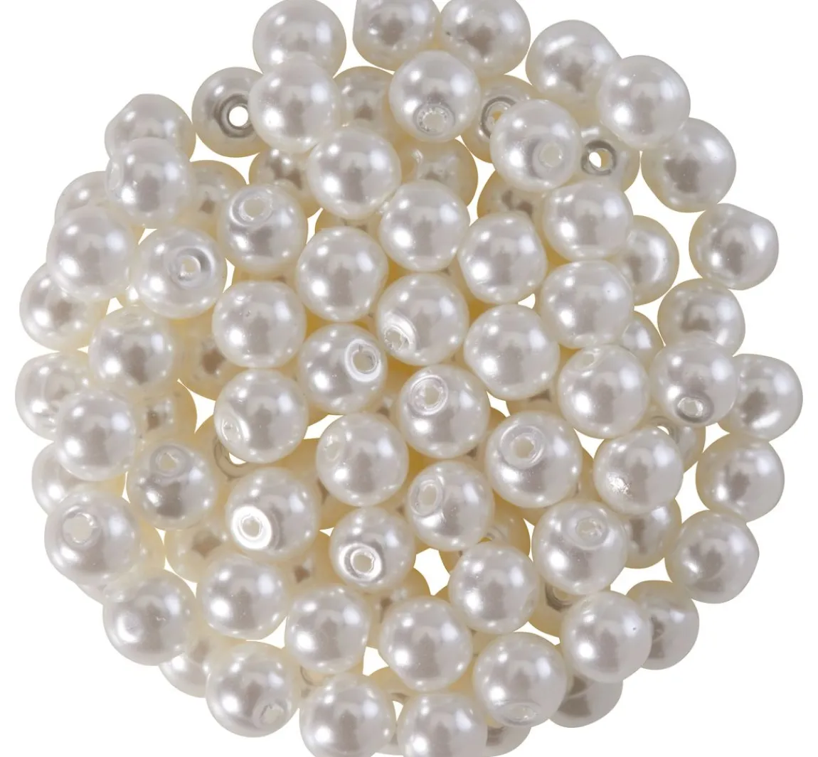 New PRACHT Glaswachsperlen, Ø 4 mm, 100 Stück