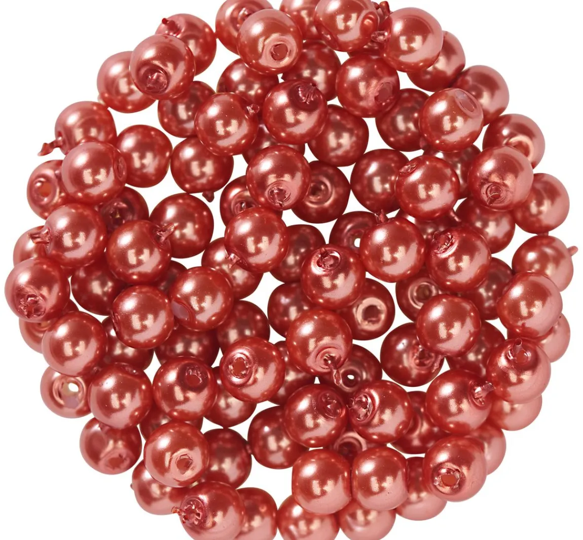 New PRACHT Glaswachsperlen, Ø 4 mm, 100 Stück