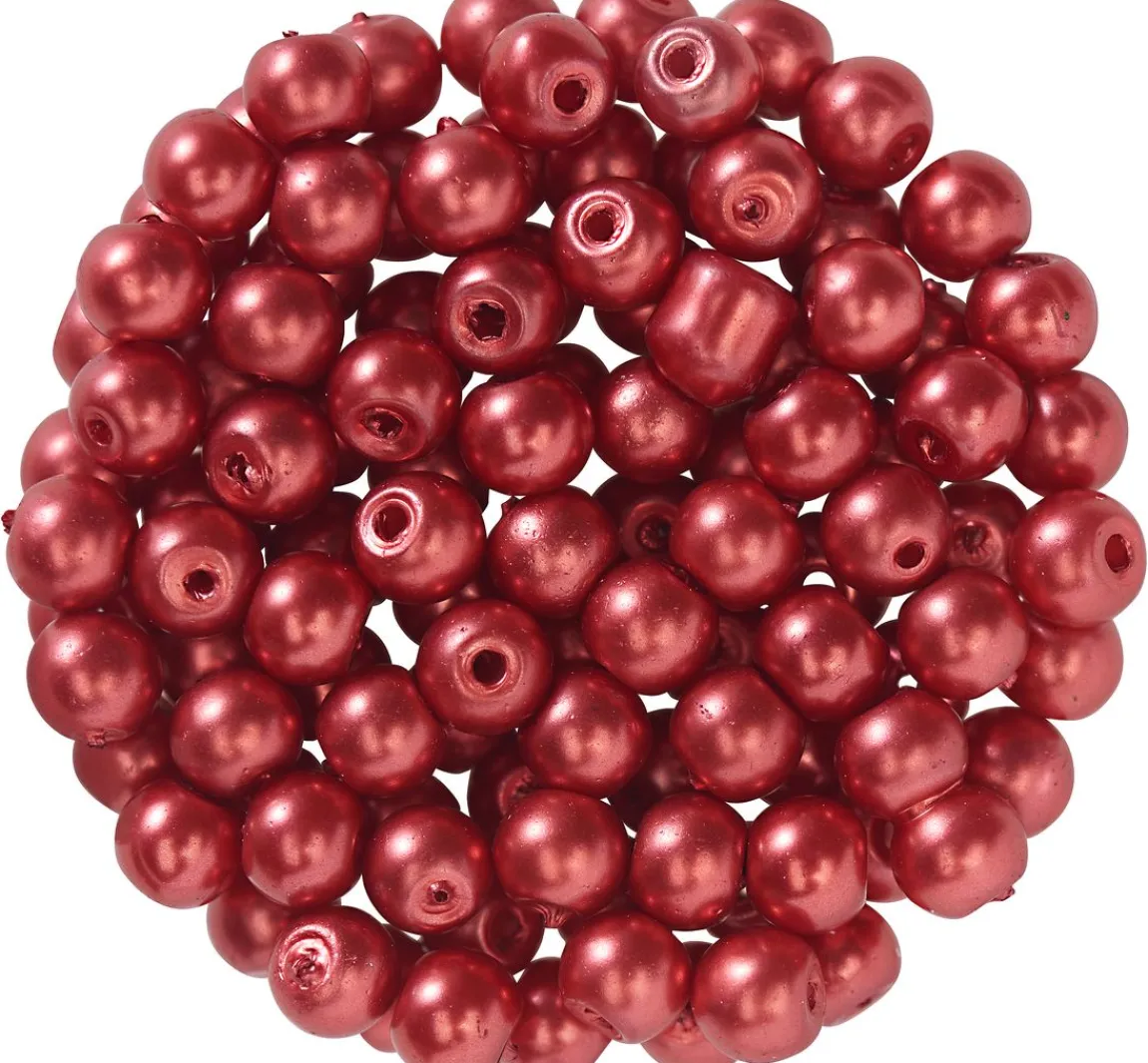 New PRACHT Glaswachsperlen, Ø 4 mm, 100 Stück