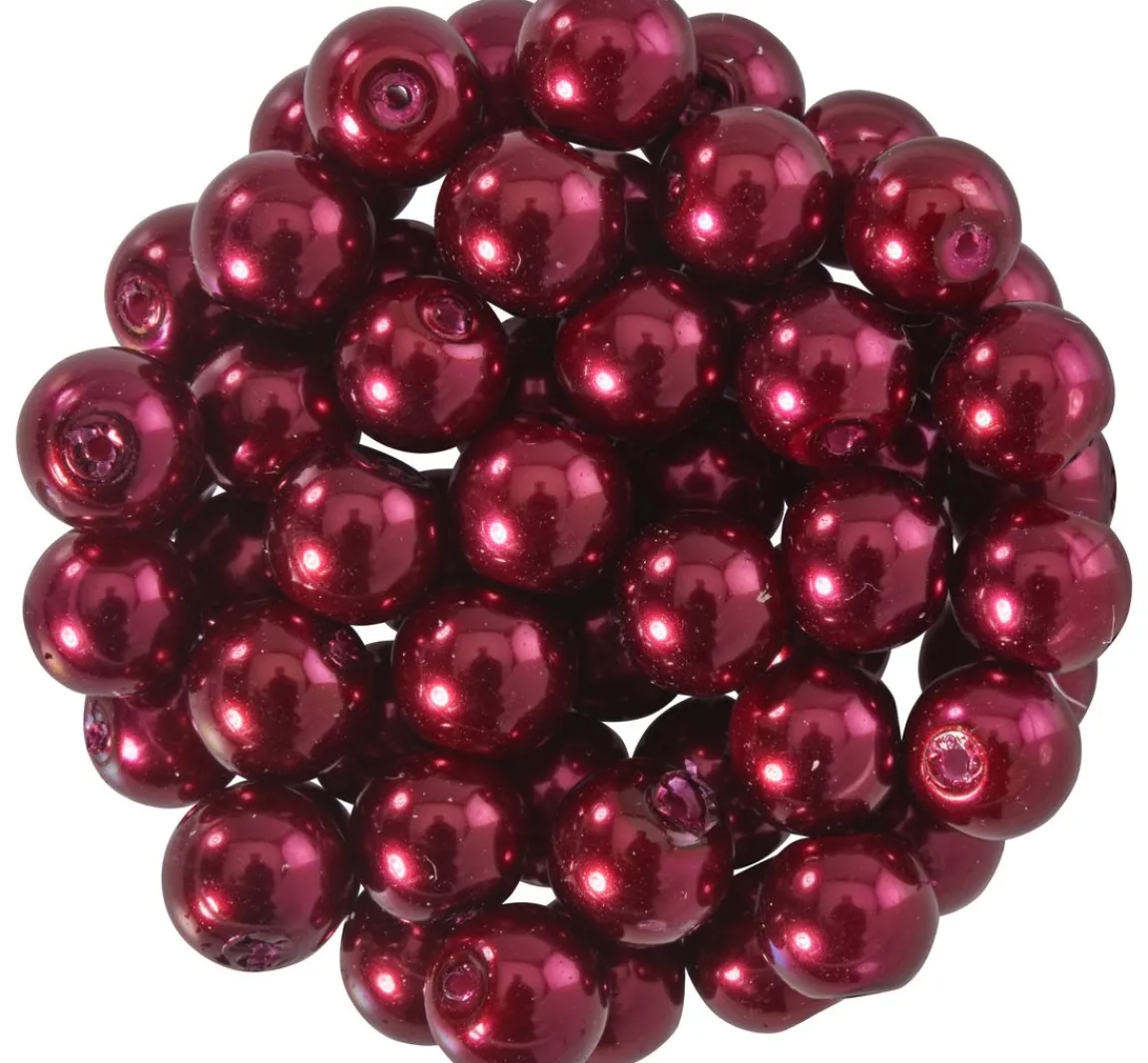Sale PRACHT Glaswachsperlen, Ø 6 mm, 55 Stück