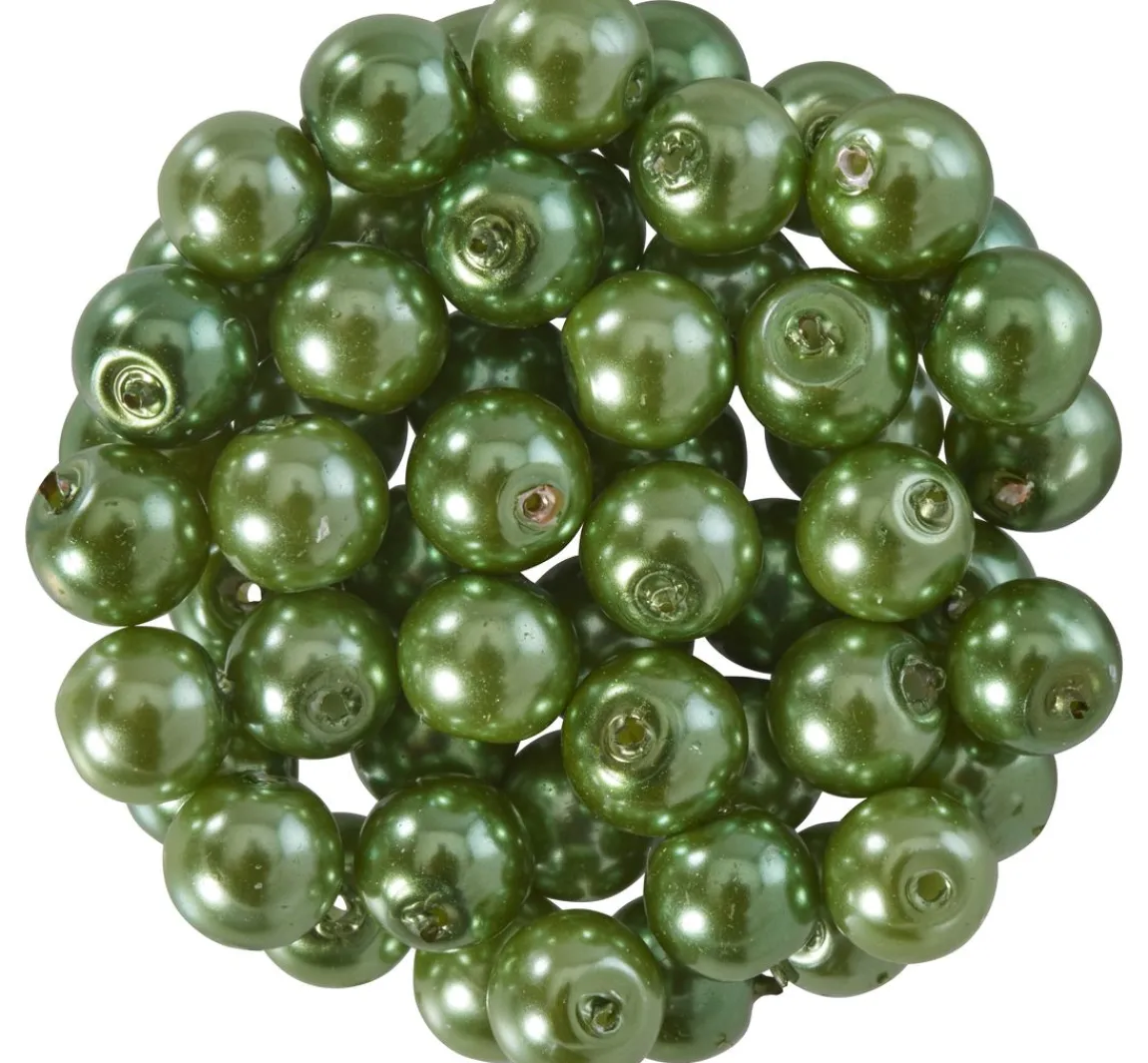 Sale PRACHT Glaswachsperlen, Ø 6 mm, 55 Stück