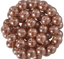 Sale PRACHT Glaswachsperlen, Ø 6 mm, 55 Stück