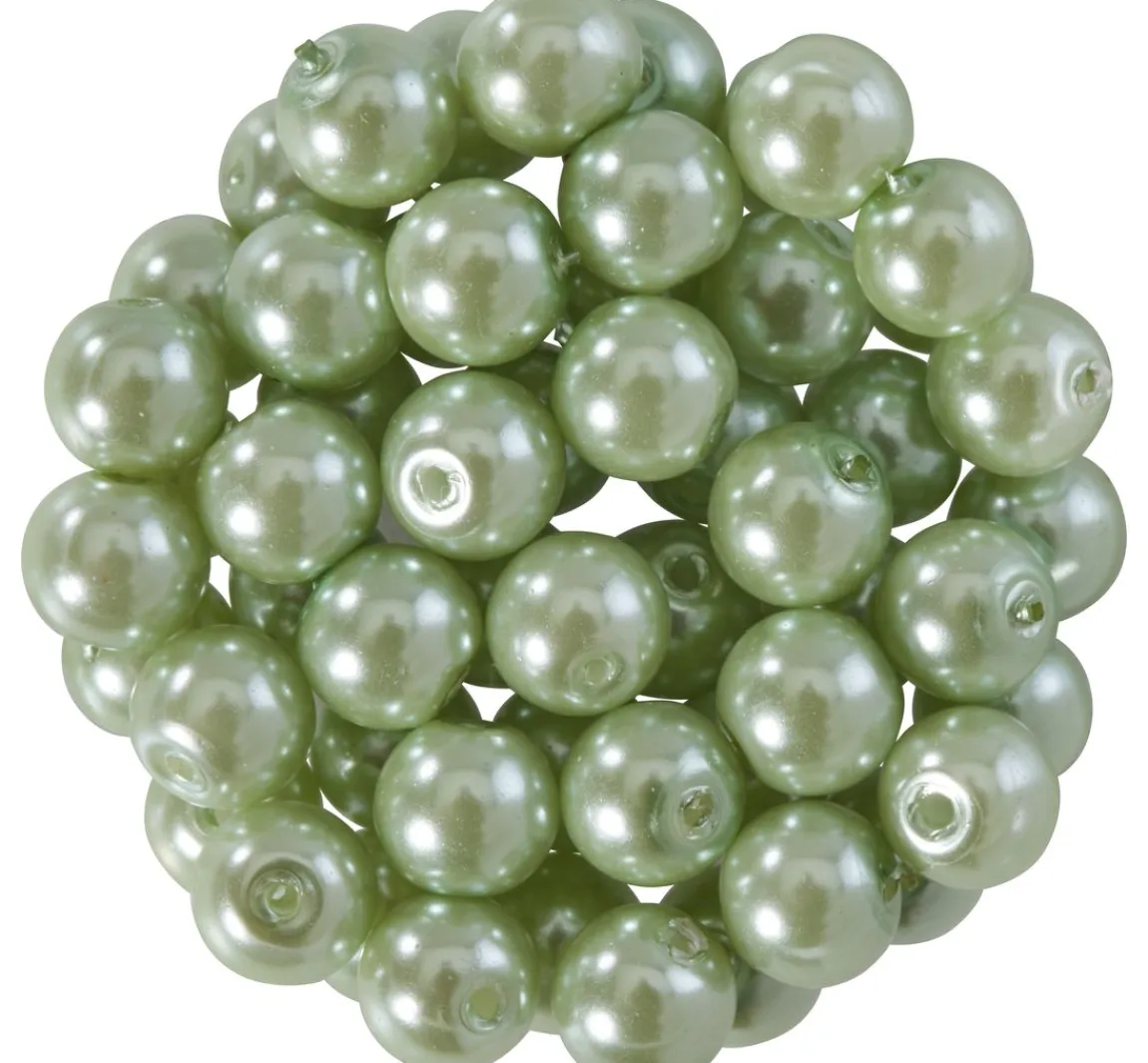 Sale PRACHT Glaswachsperlen, Ø 6 mm, 55 Stück