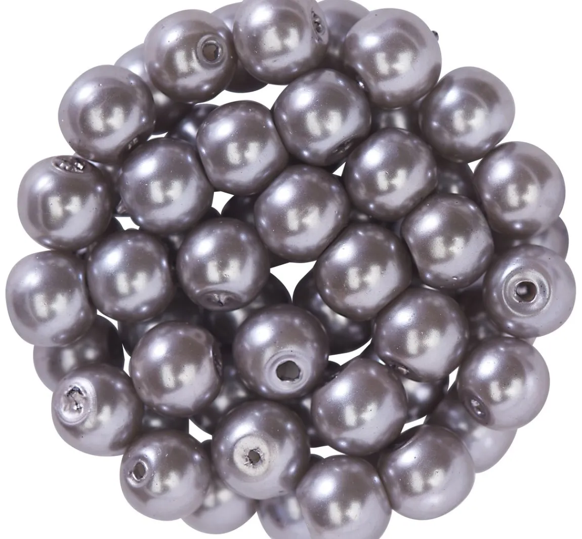 Sale PRACHT Glaswachsperlen, Ø 6 mm, 55 Stück