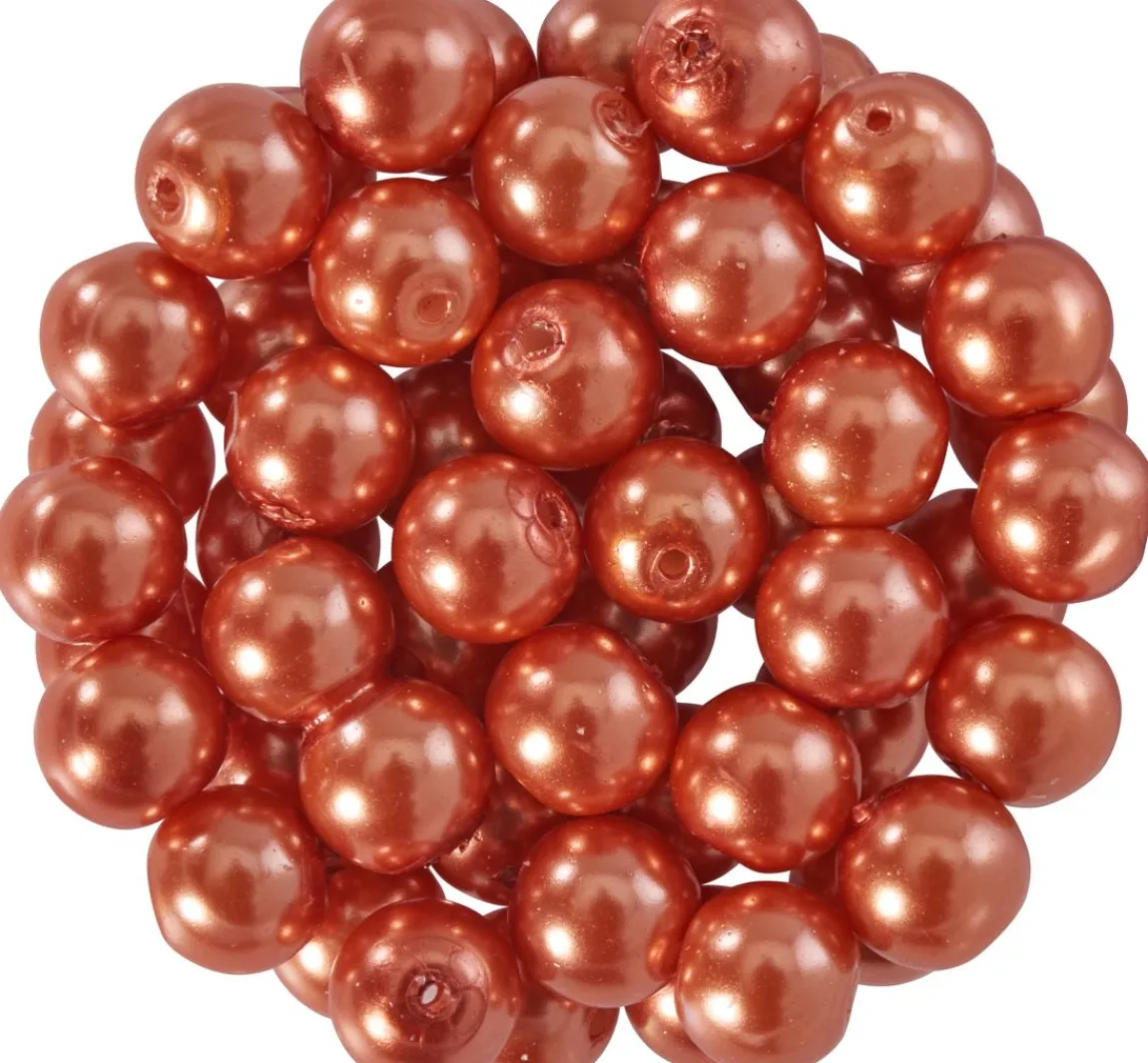 Sale PRACHT Glaswachsperlen, Ø 6 mm, 55 Stück