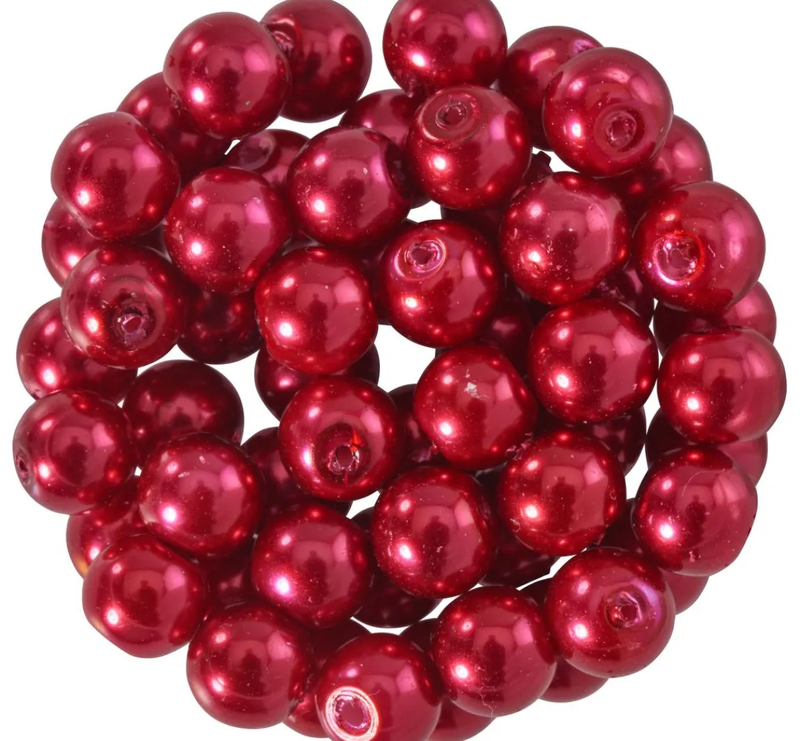 Sale PRACHT Glaswachsperlen, Ø 6 mm, 55 Stück