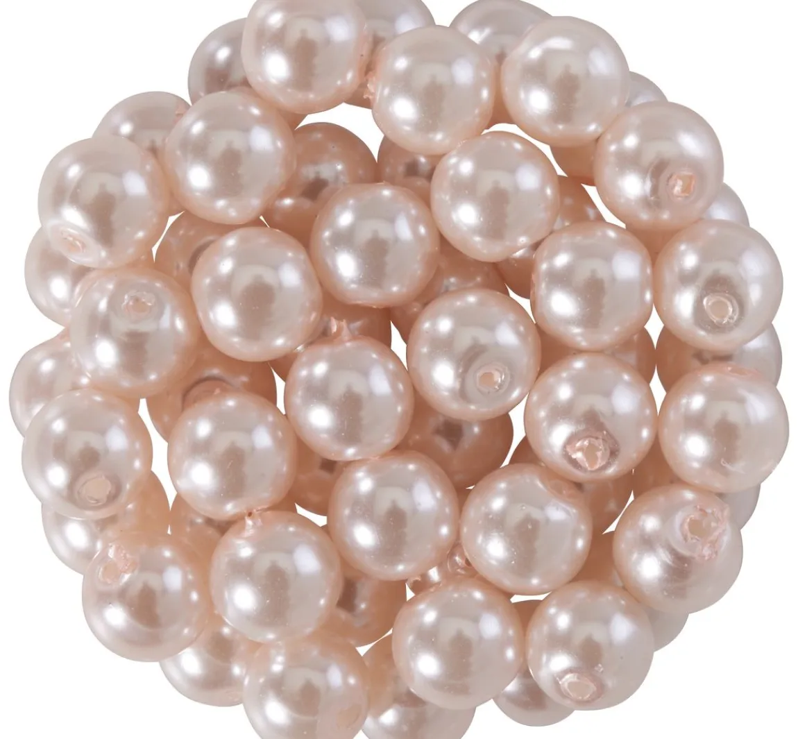 Sale PRACHT Glaswachsperlen, Ø 6 mm, 55 Stück