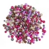 New Zauberperle Glaswachsperlen-Mix "Lila-Bunt", 150 g