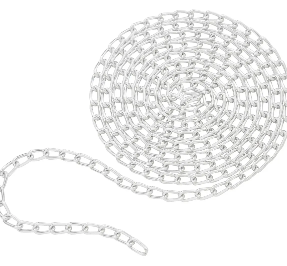 Online PRACHT Gliederkette, 1 m, Aluminium, ca. B 3,5 x H 6 mm