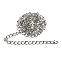 New PRACHT Gliederkette, 1 m, Aluminium, ca. B 6 x H 9 mm