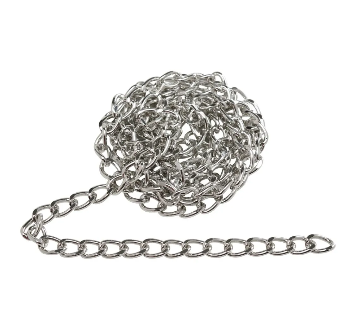 New PRACHT Gliederkette, 1 m, Aluminium, ca. B 6 x H 9 mm