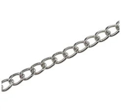 New PRACHT Gliederkette, 1 m, Aluminium, ca. B 6 x H 9 mm