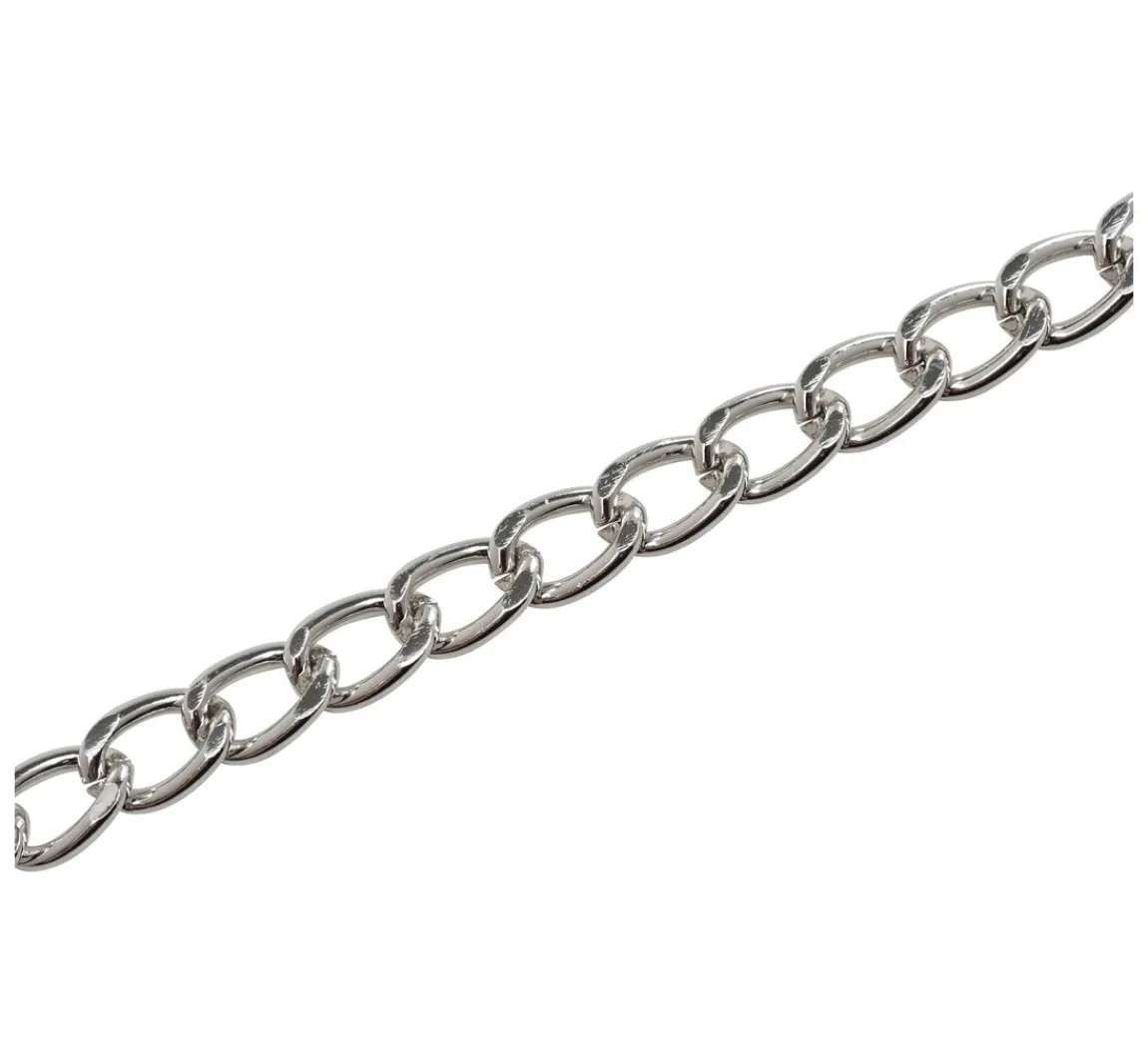 New PRACHT Gliederkette, 1 m, Aluminium, ca. B 6 x H 9 mm