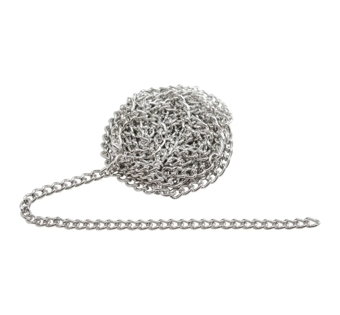 Outlet PRACHT Gliederkette, 1 m, Aluminium, ca. B 3 x H 4 mm