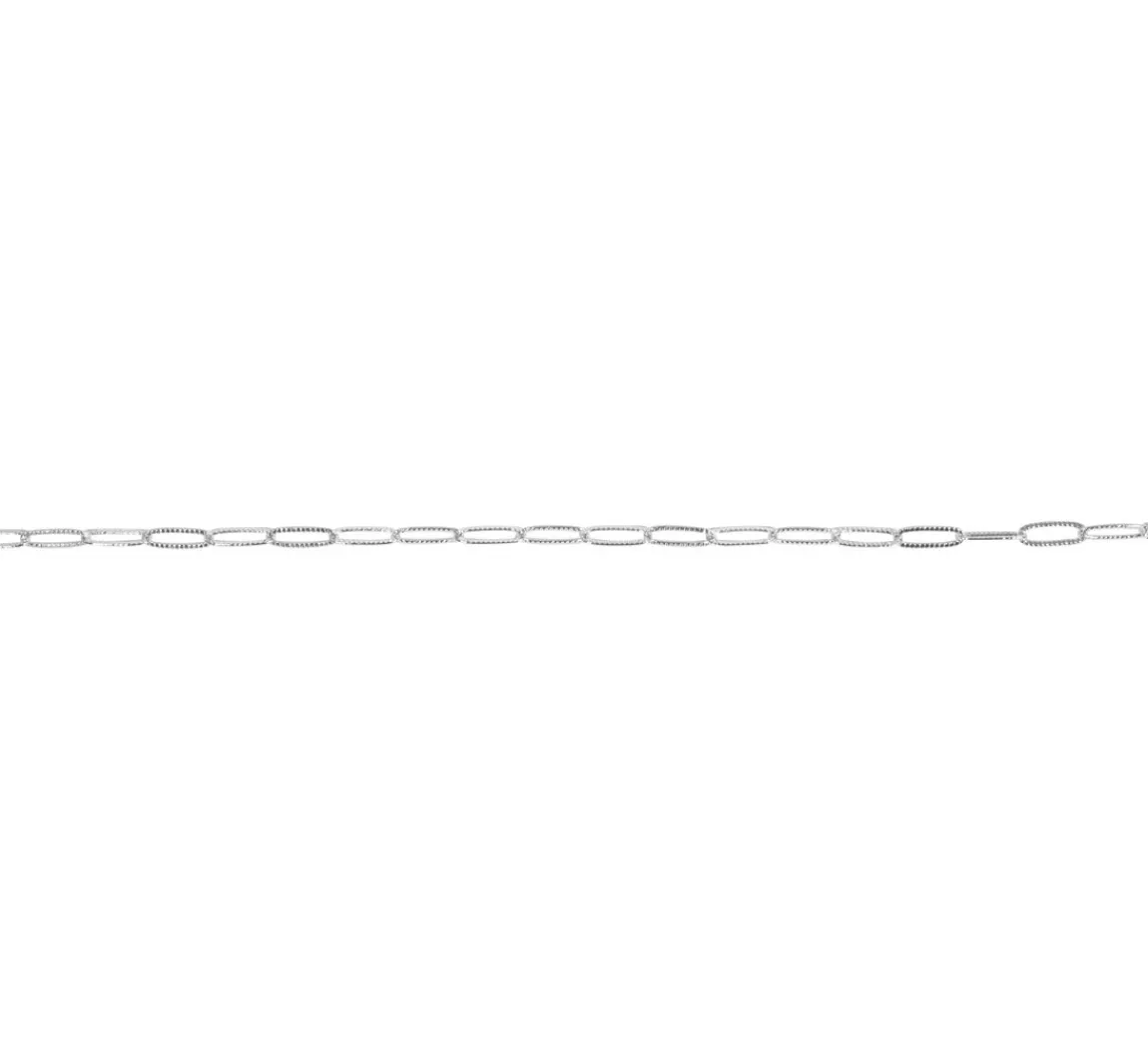 Best Rayher Gliederkette Paperclip geprägt