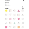 Online Rico Design Glitterpapier "Candy Mix"