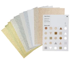 Online Rico Design Glitterpapier "Glamour Mix"