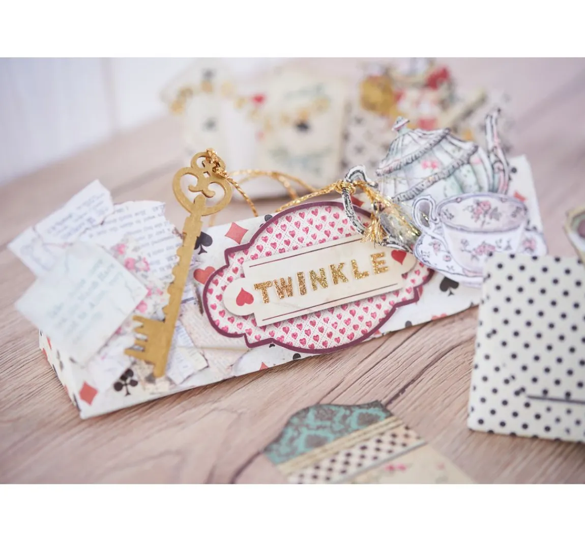 Online Rico Design Glitterpapier "Glamour Mix"