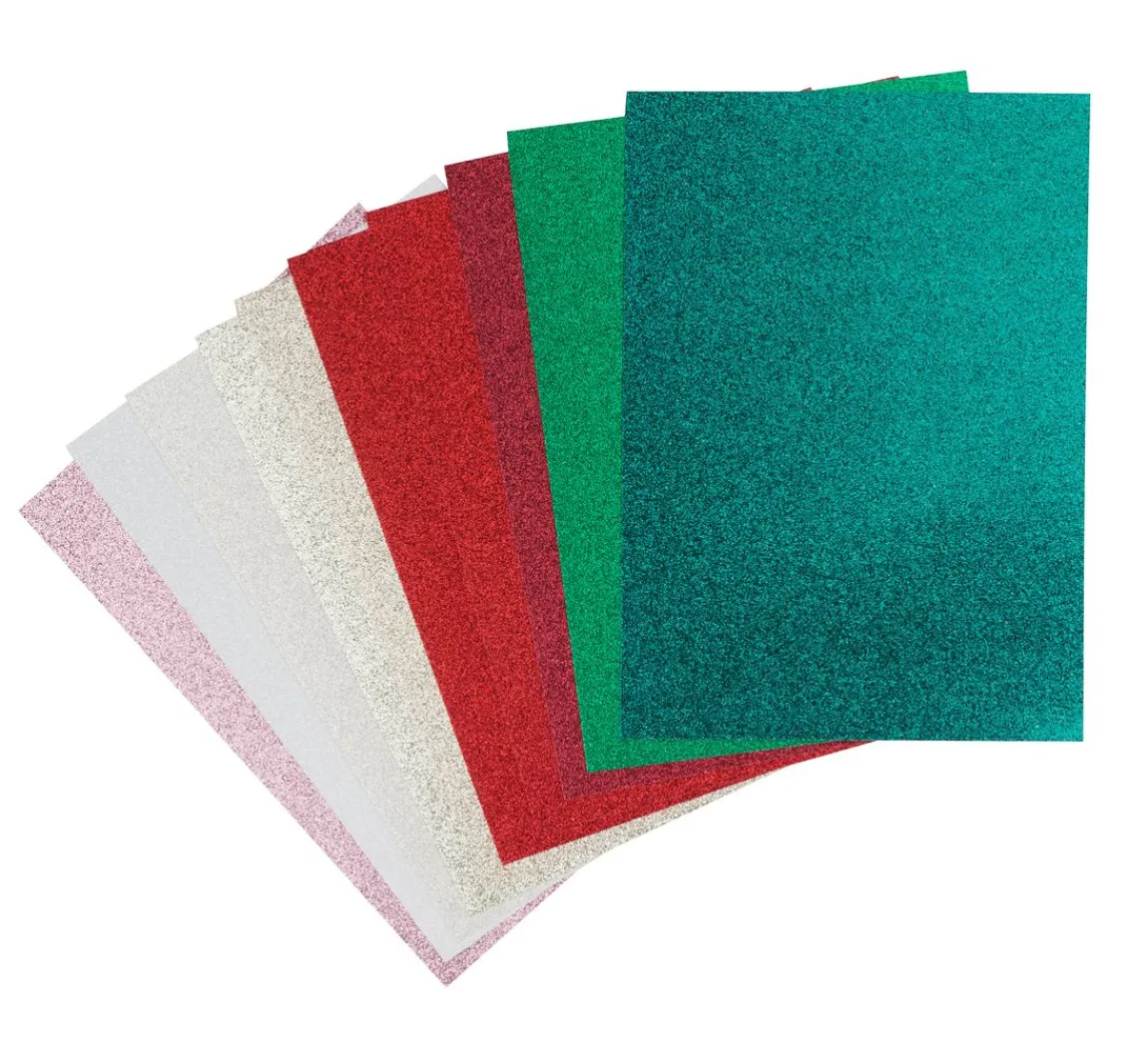 Online Rico Design Glitterpapier "Xmas"