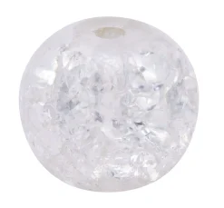 Outlet UIT Glitzerperlen, Ø 8 mm, 20 Stück