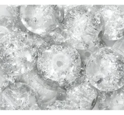 Outlet UIT Glitzerperlen, Ø 8 mm, 20 Stück