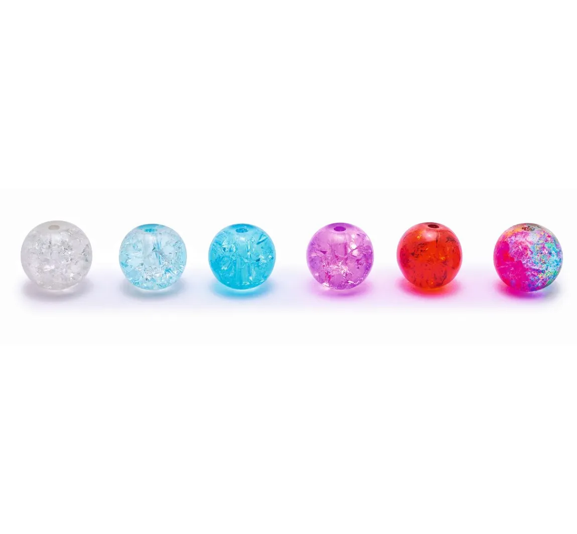 Outlet UIT Glitzerperlen, Ø 8 mm, 20 Stück