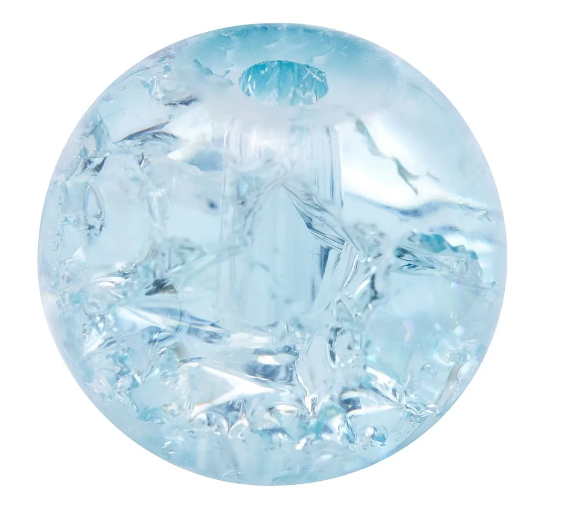 Outlet UIT Glitzerperlen, Ø 8 mm, 20 Stück