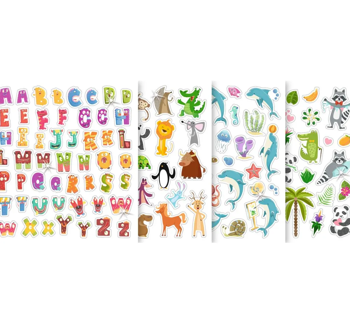 New URSUS Glitzer-Sticker "Animals"